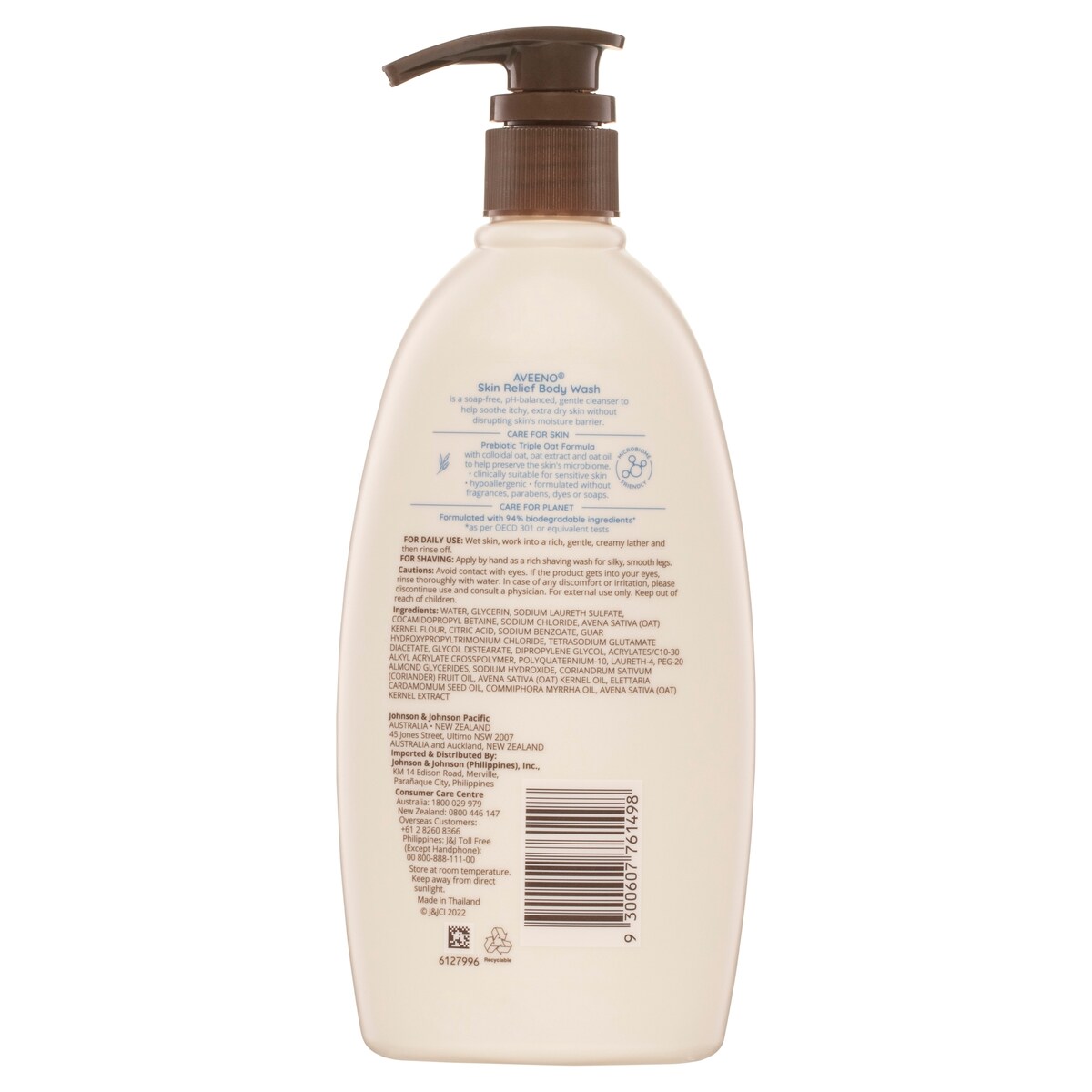 Aveeno Active Naturals Skin Relief Body Wash 532Ml