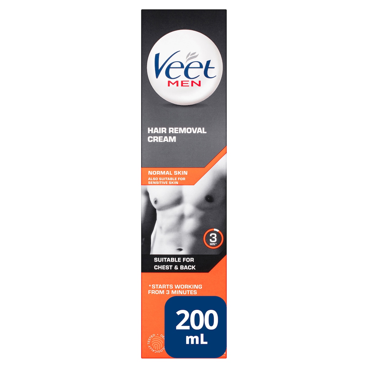 Veet Men Hair Removal Cream Normal Skin 200Ml