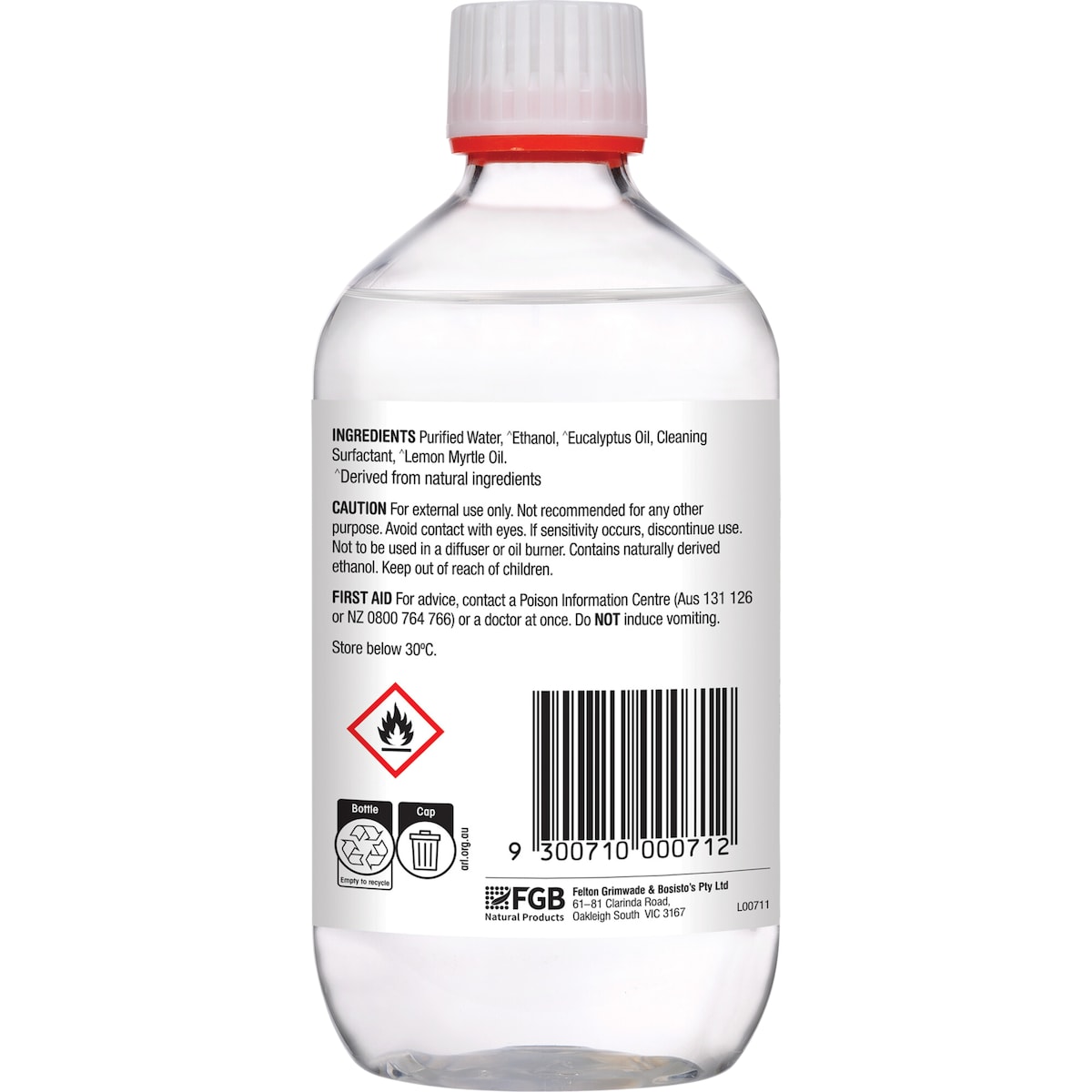 Bosistos Antibacterial Solution 500Ml