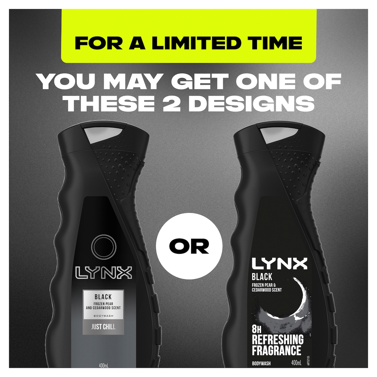 Lynx Men Body Wash Black 400Ml