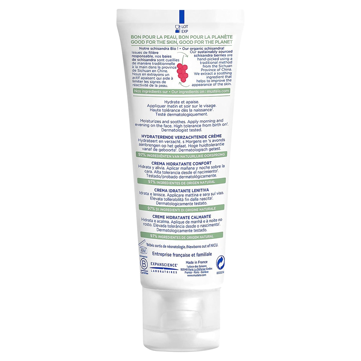 Mustela Soothing Face Cream Fragrance Free 40Ml