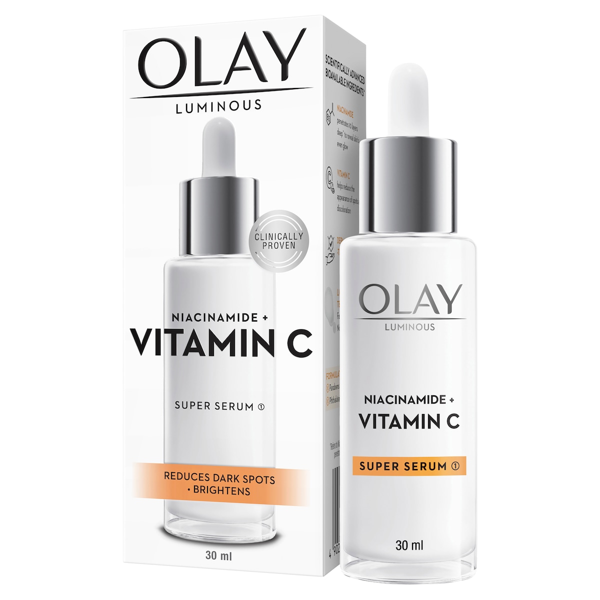 Olay Luminous Niacinamide + Vitamin C Face Super Serum 30Ml