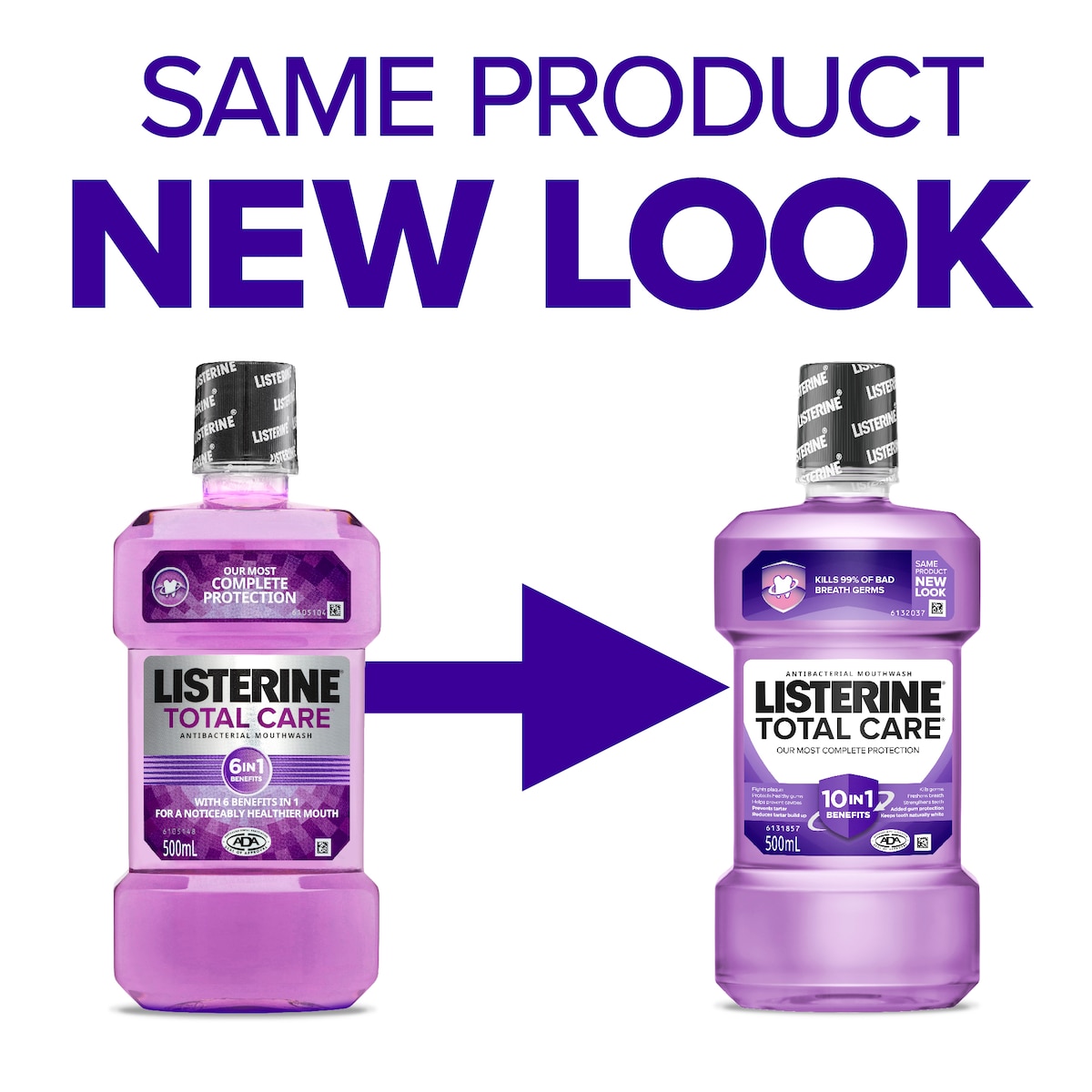 Listerine Total Care 6 In 1 Antibacterial Mouthwash 1 Litre