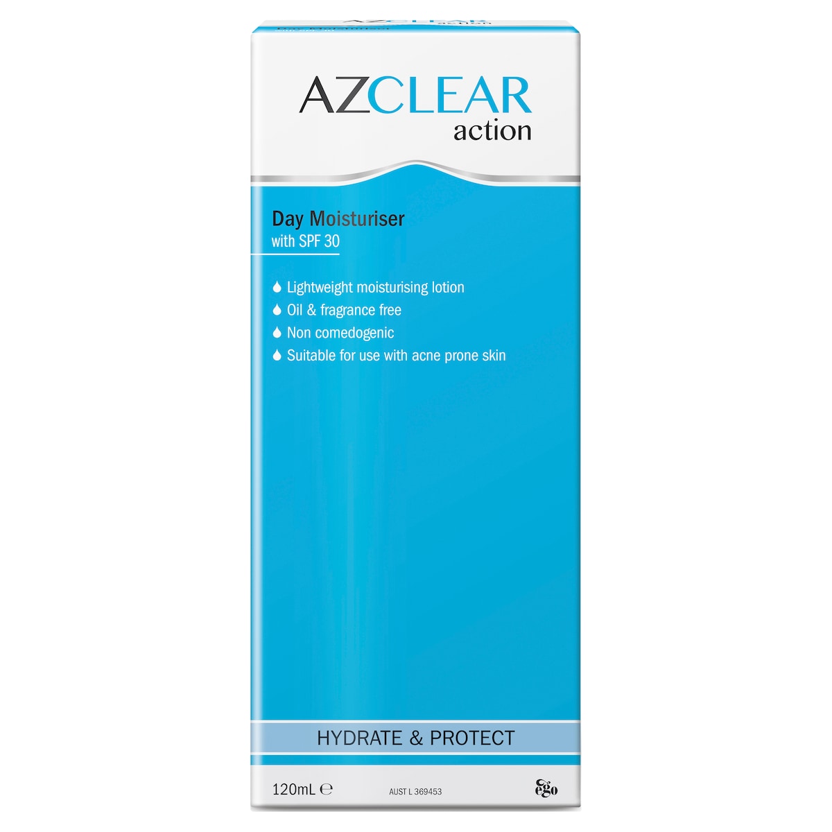 Ego Azclear Action Day Moisturiser Spf30 120Ml