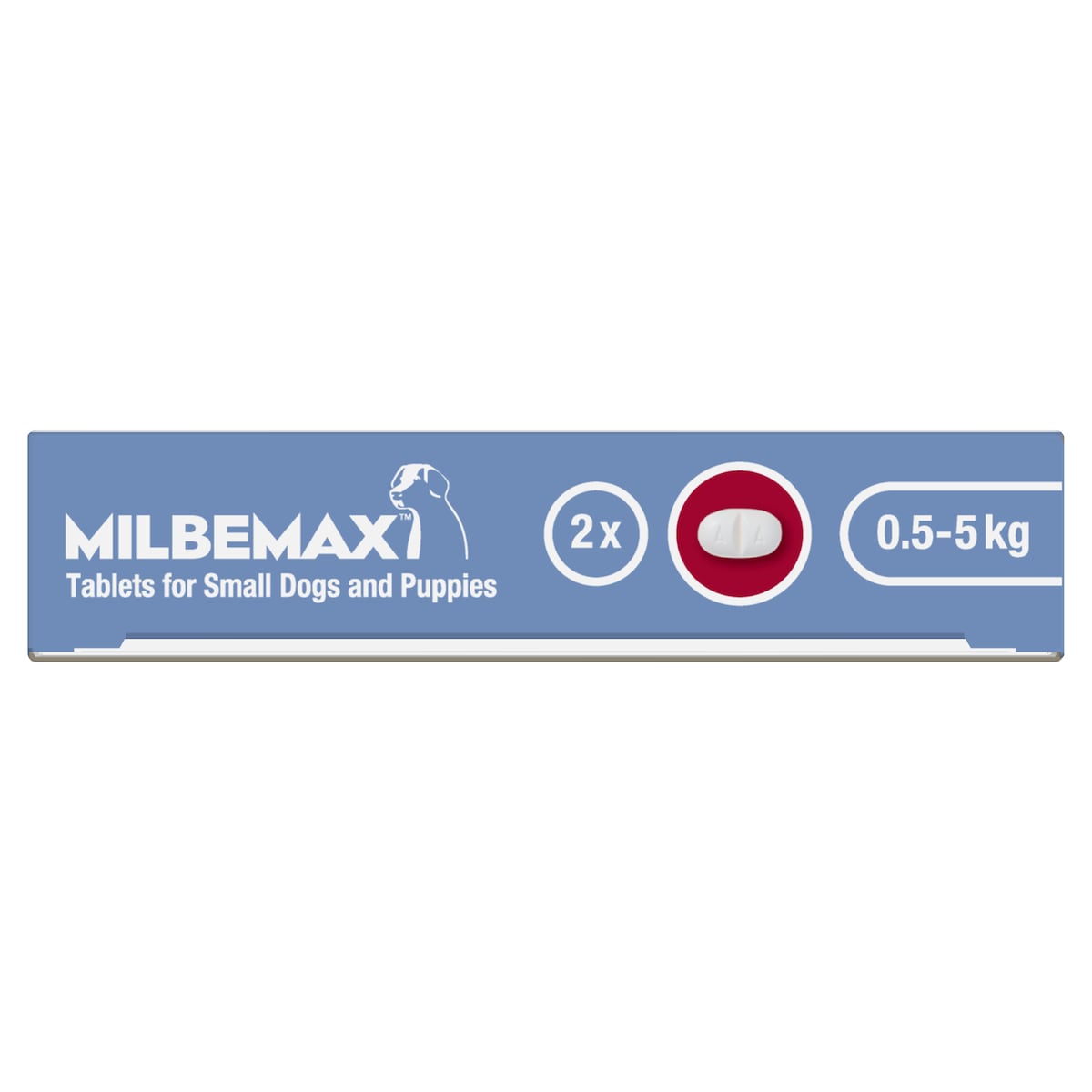 Milbemax All Wormer For Small Dog 0.5-5Kg Light Blue 2 Pack