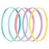 Lady Jayne Pastel Snagless Elastomer Elastics 2.5Cm 50 Pack