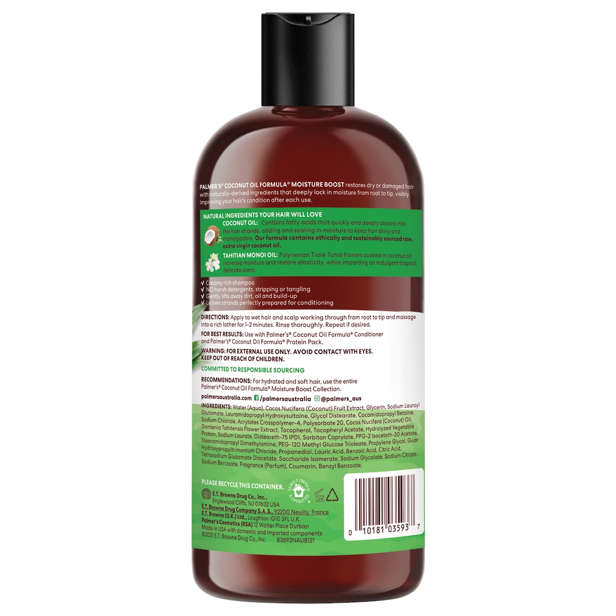 Palmers Coconut Oil Nourishing Shampoo 473Ml