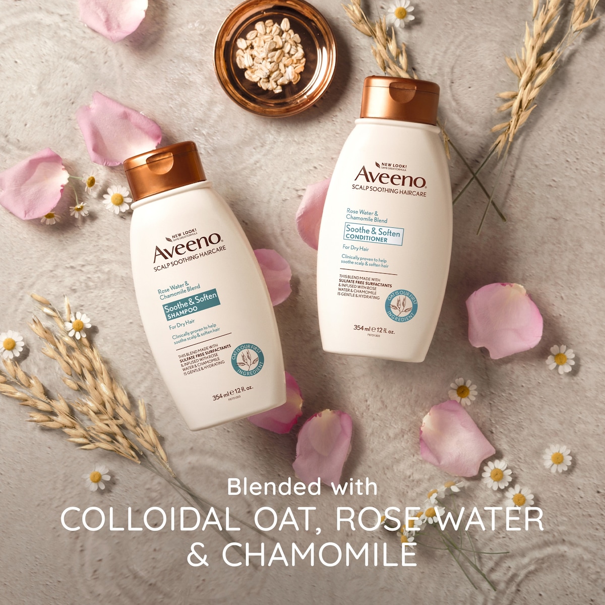 Aveeno Rose Water & Chamomile Conditioner 354Ml