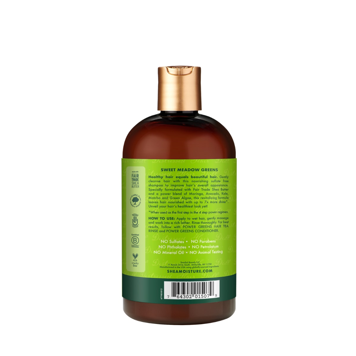 Shea Moisture Moringa & Avocado Power Greens Shampoo 384Ml