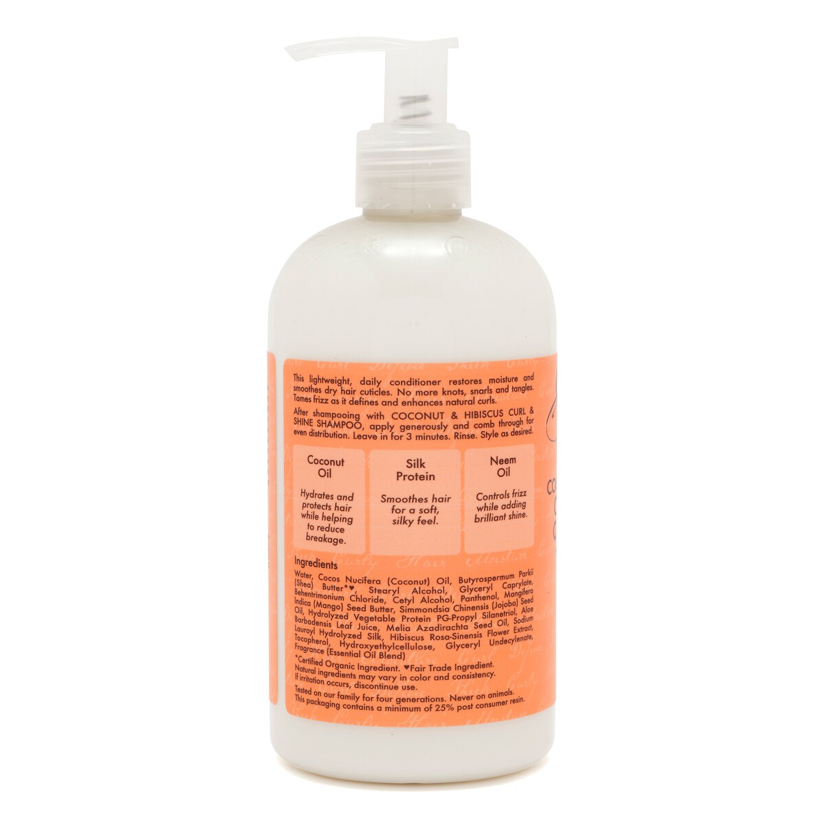 Shea Moisture Coconut & Hibiscus Curl & Shine Conditioner 384Ml