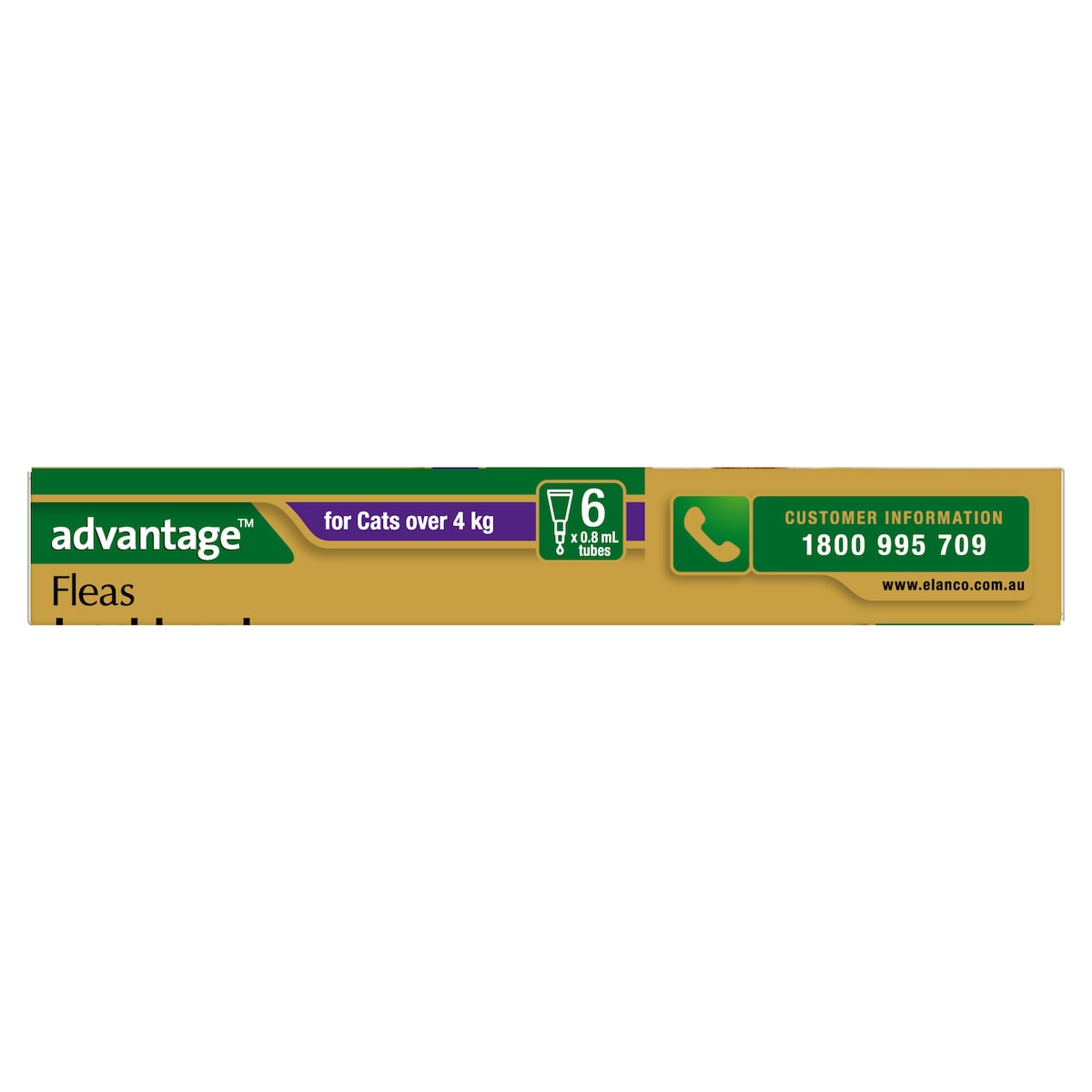 Advantage Large Cats Over 4Kg 6 Pack (Purple)