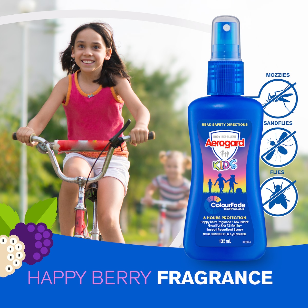 Aerogard Insect Repellent For Kids Pump Spray 135Ml