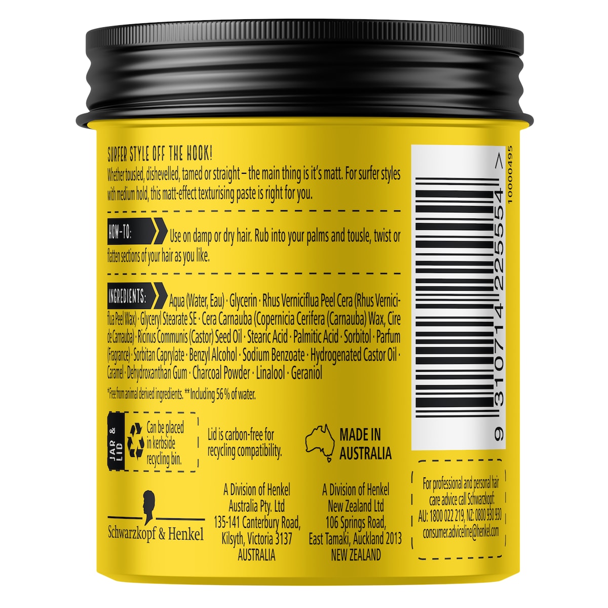 Got2B Beachmatt Matt Paste 100Ml By Schwarzkopf