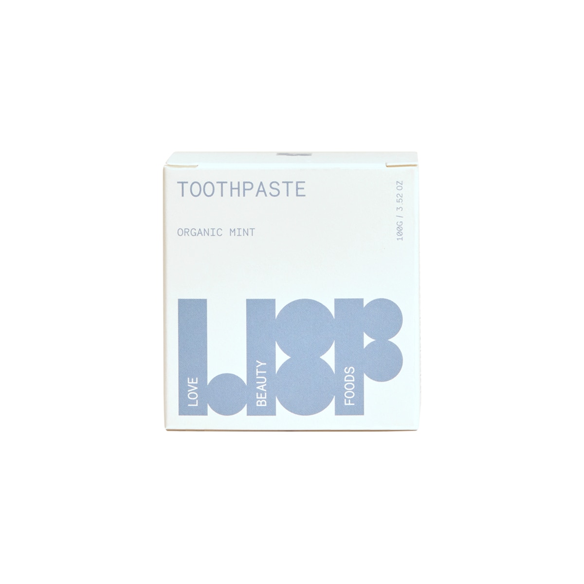 Love Beauty Foods Toothpaste Organic Mint 100G