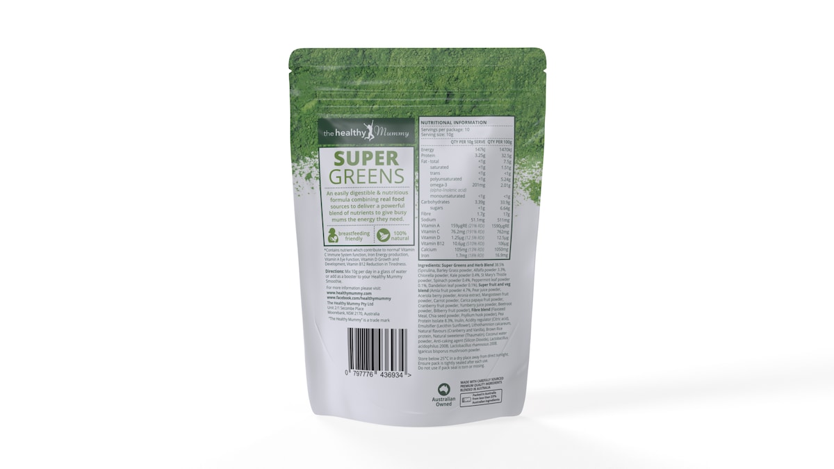 The Healthy Mummy Supergreens 100G