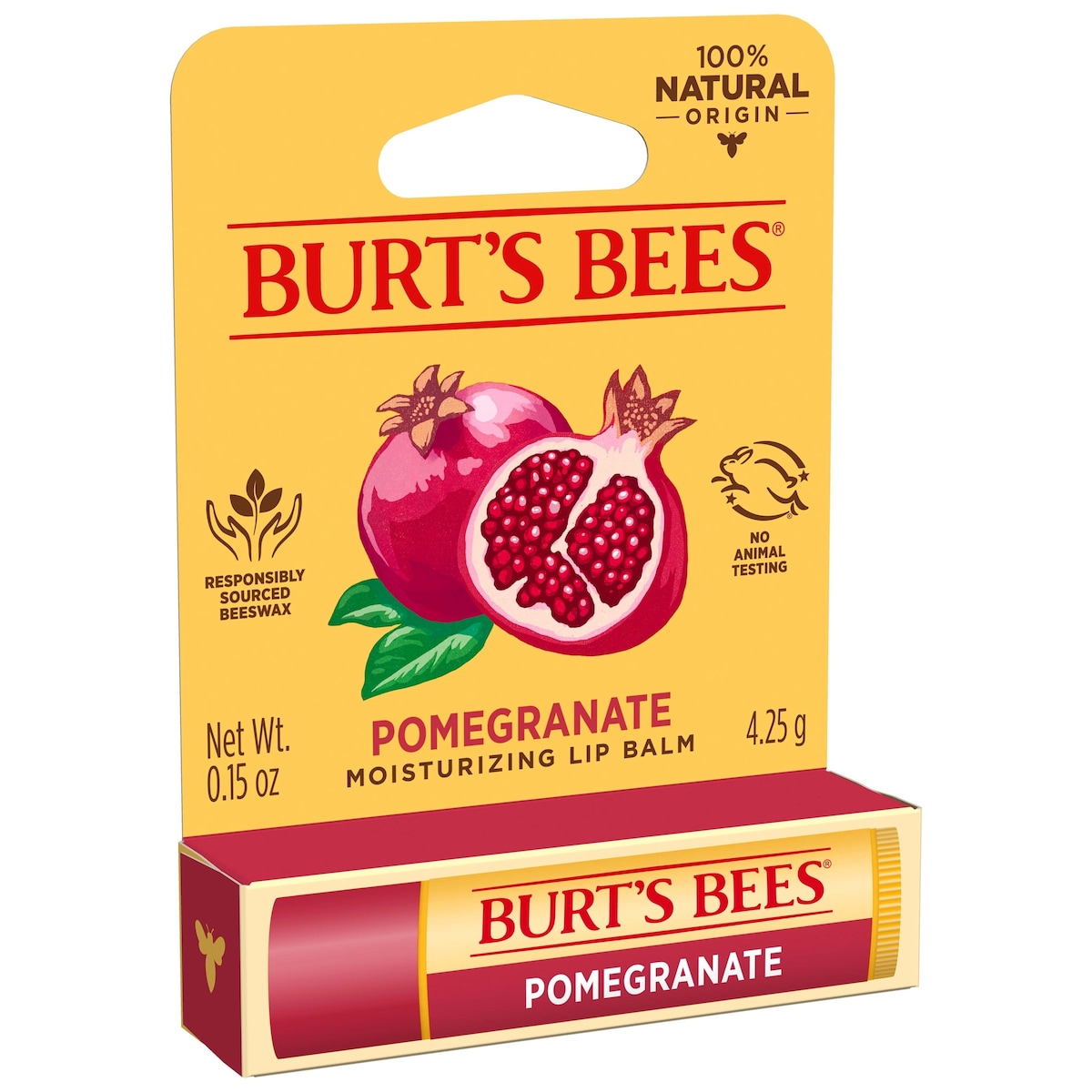 Burts Bees Pomegranate Lip Balm 4.25G