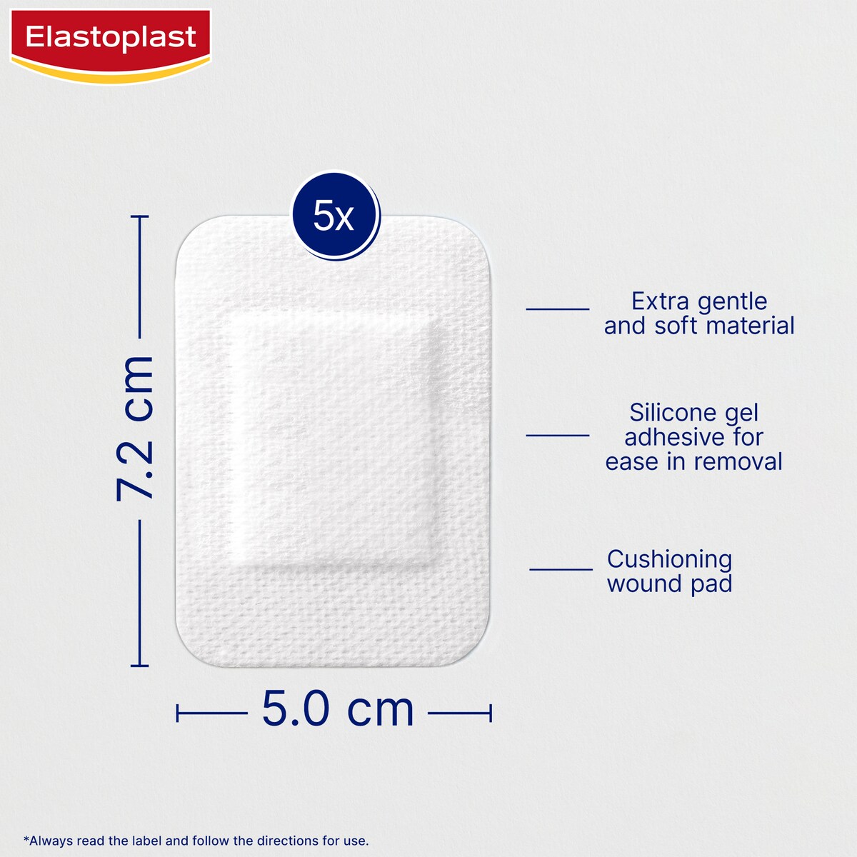 Elastoplast Ultra Sensitive Strips Xl 5 Pack