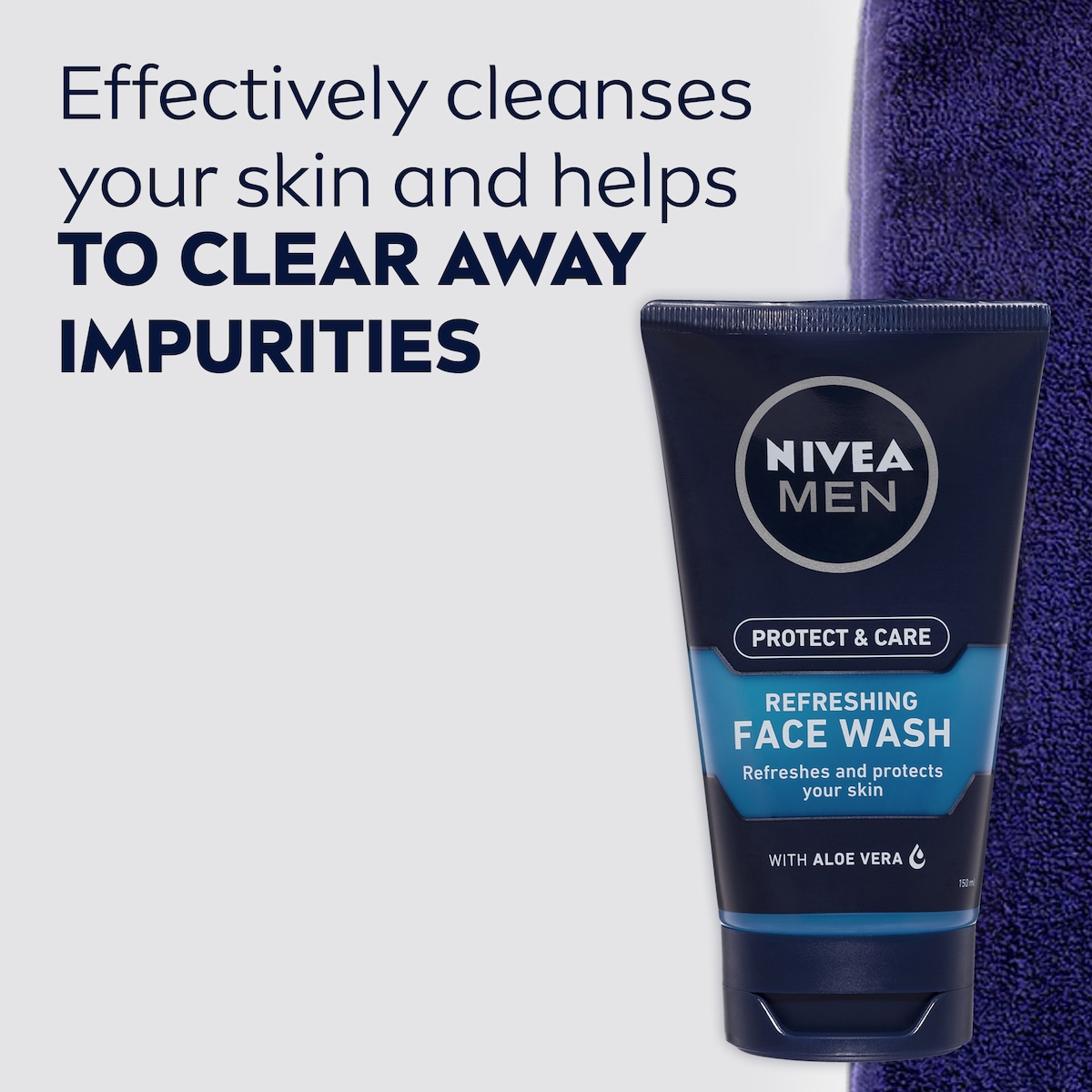 Nivea For Men Protect & Care Refreshing Face Wash 150Ml