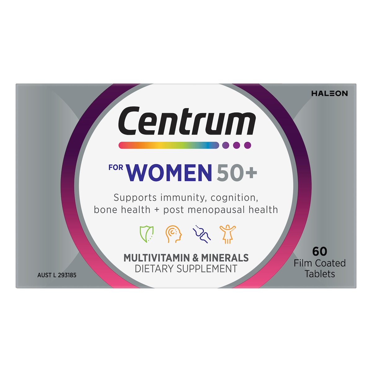 Centrum For Women 50+ 60 Tablets