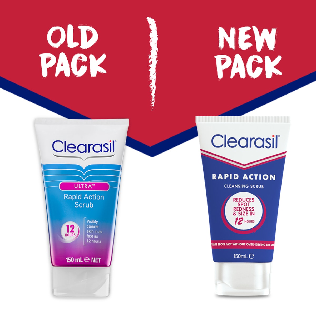 Clearasil Rapid Action Cleansing Scrub 150Ml