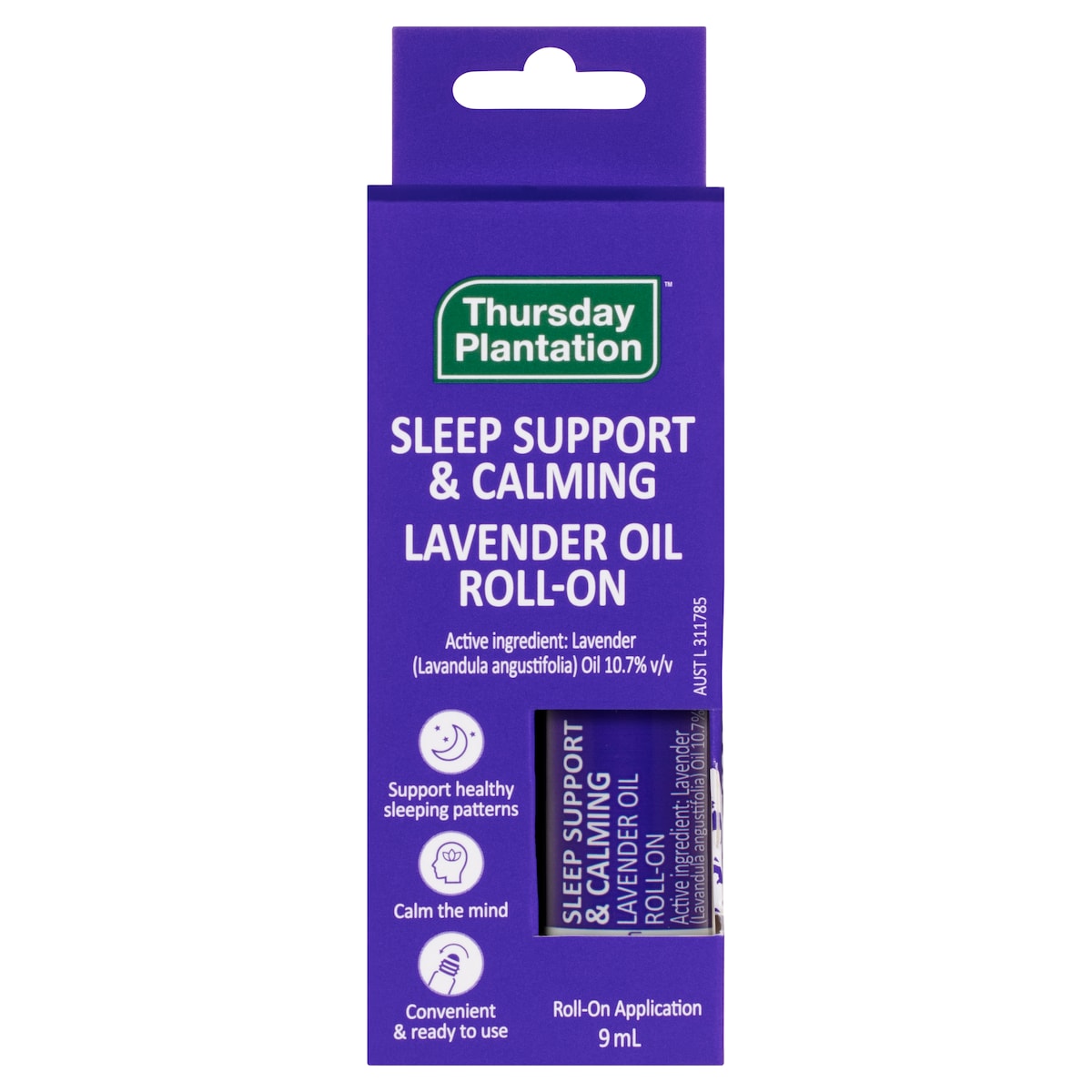 Thursday Plantation Sleep Support & Calming Lavender Oil Roll-On 9Ml