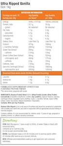 Balance Ultra Ripped Protein Powder Vanilla 1Kg