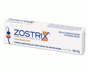 Zostrix Topical Analgesic Cream 45g