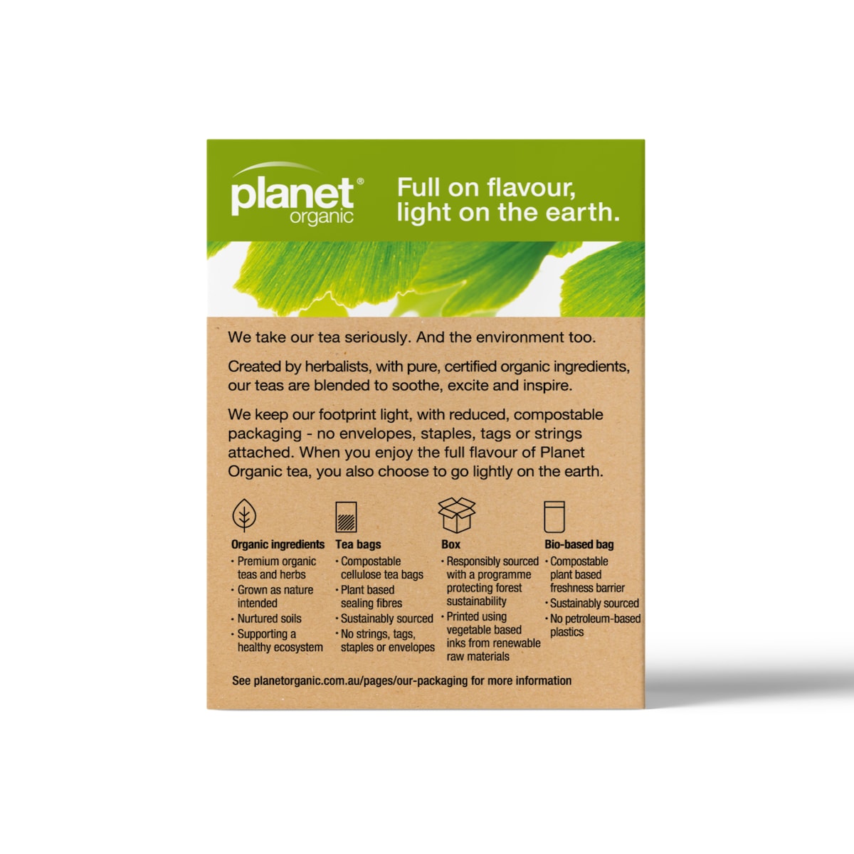 Planet Organic Mental Focus 25 Tea Bags