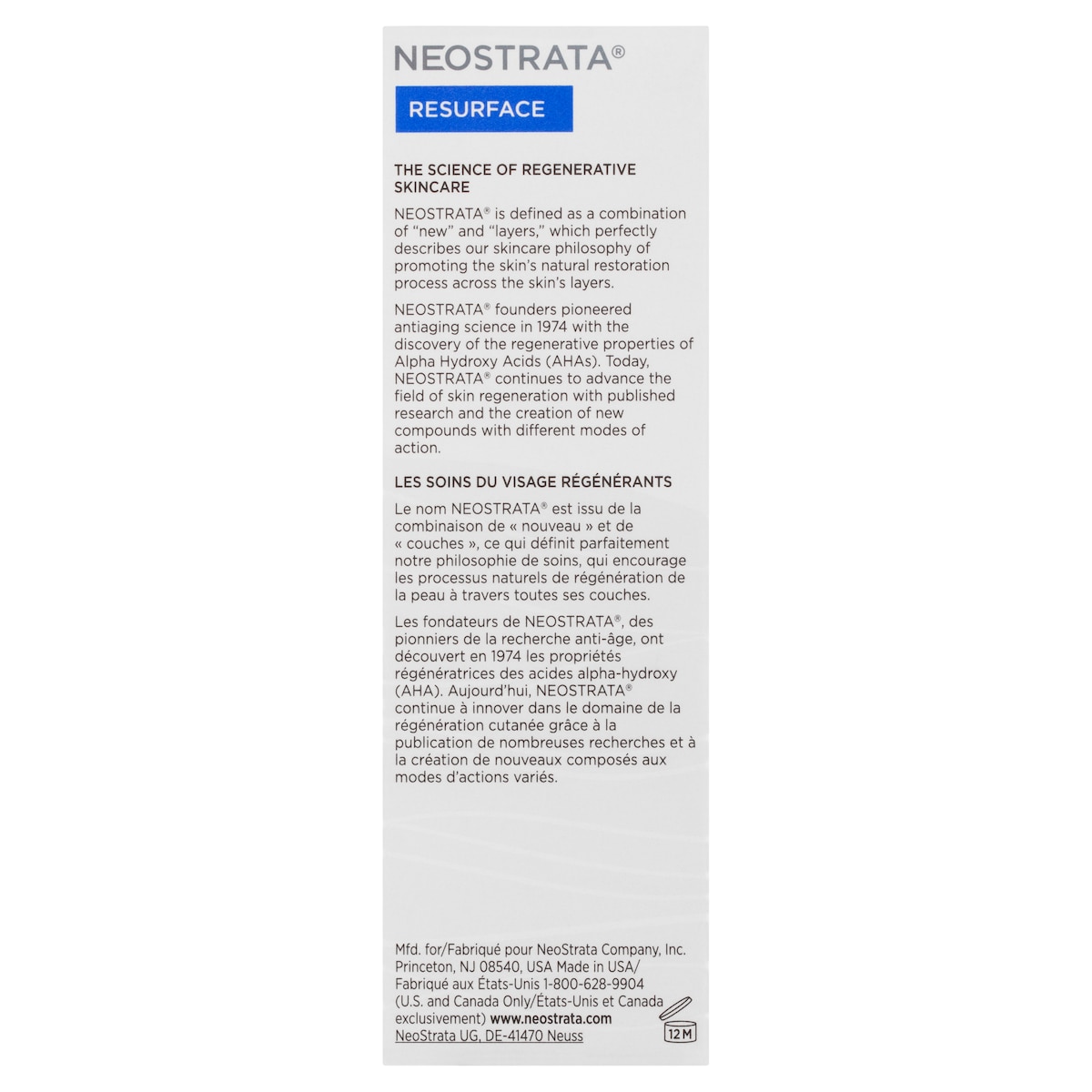 Neostrata Resurface Glycolic Renewal Serum 30Ml