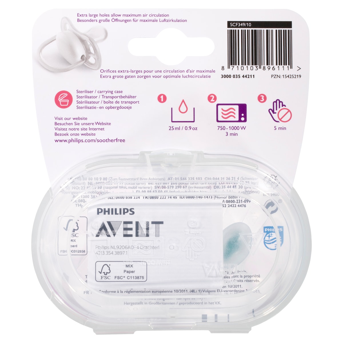 Avent Ultra Air Soothers 18 Months+ 2 Pack (Colours Selected At Random)