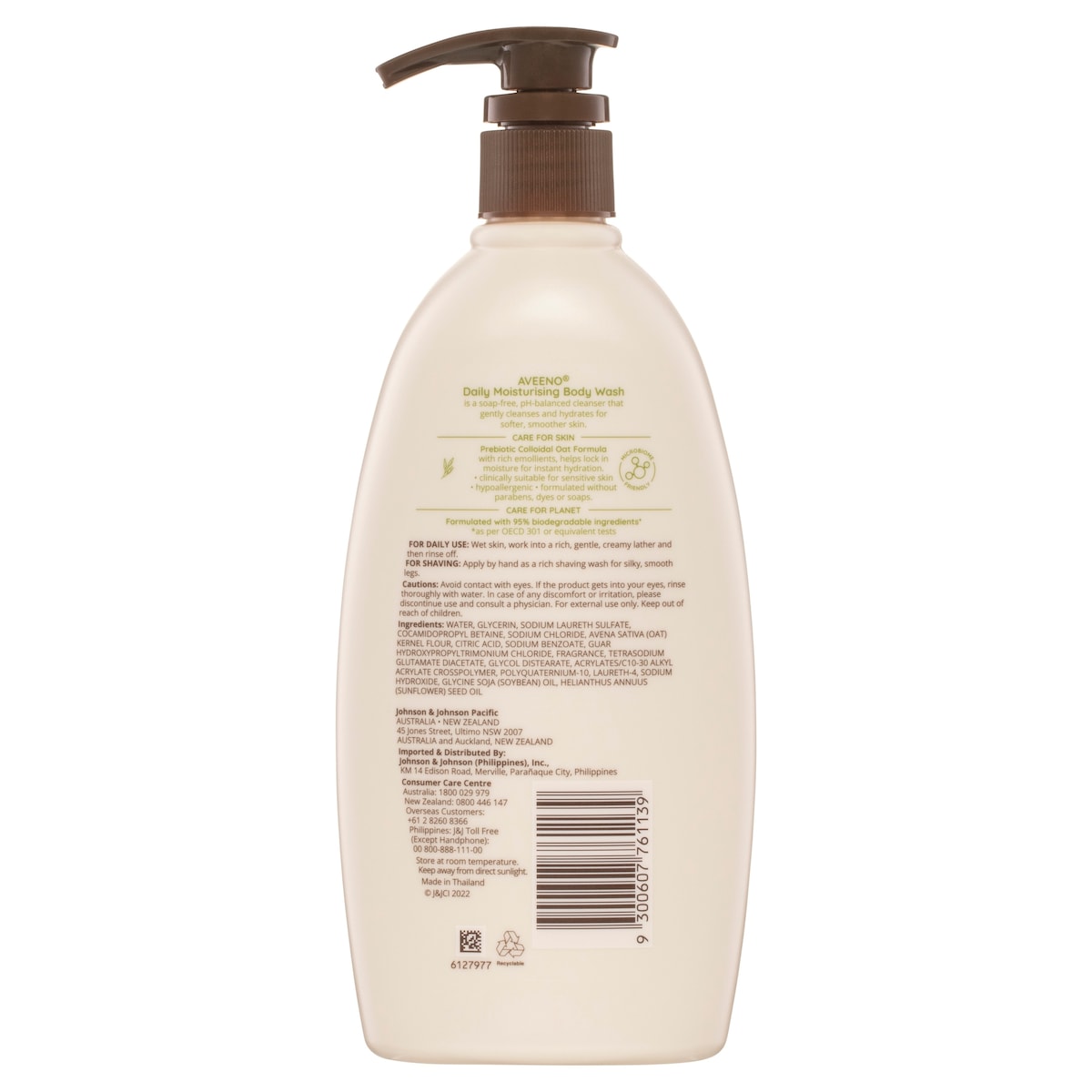 Aveeno Active Naturals Daily Moisturising Body Wash 532Ml