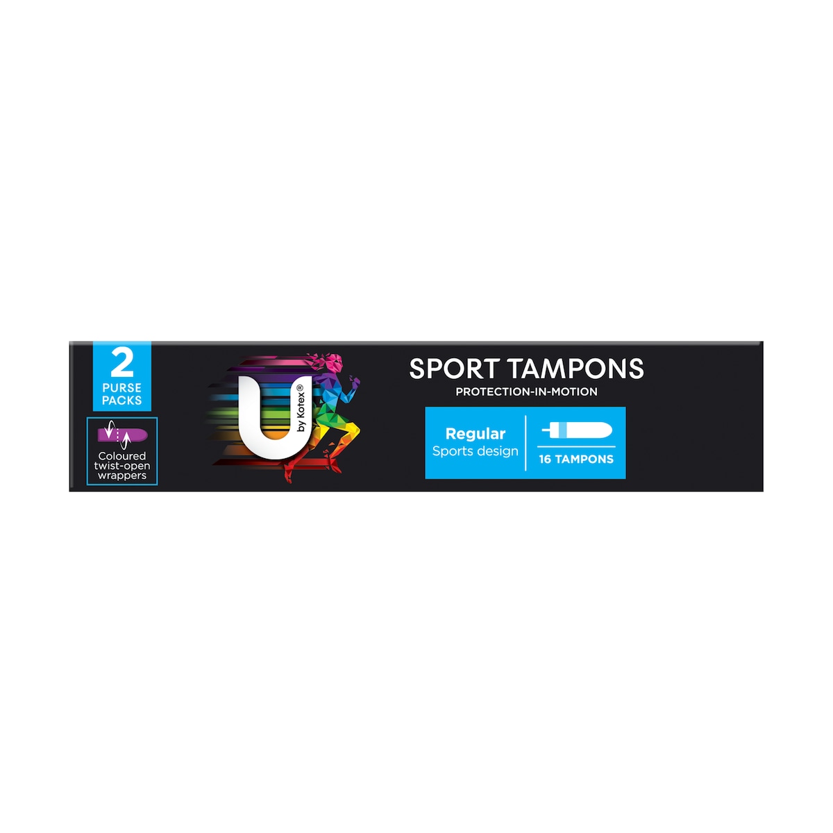 U By Kotex Sport Regular Tampon 16 Pack