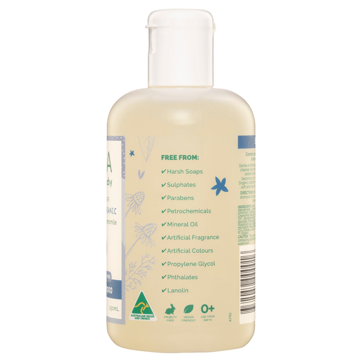 Gaia Natural Baby Shampoo 250Ml