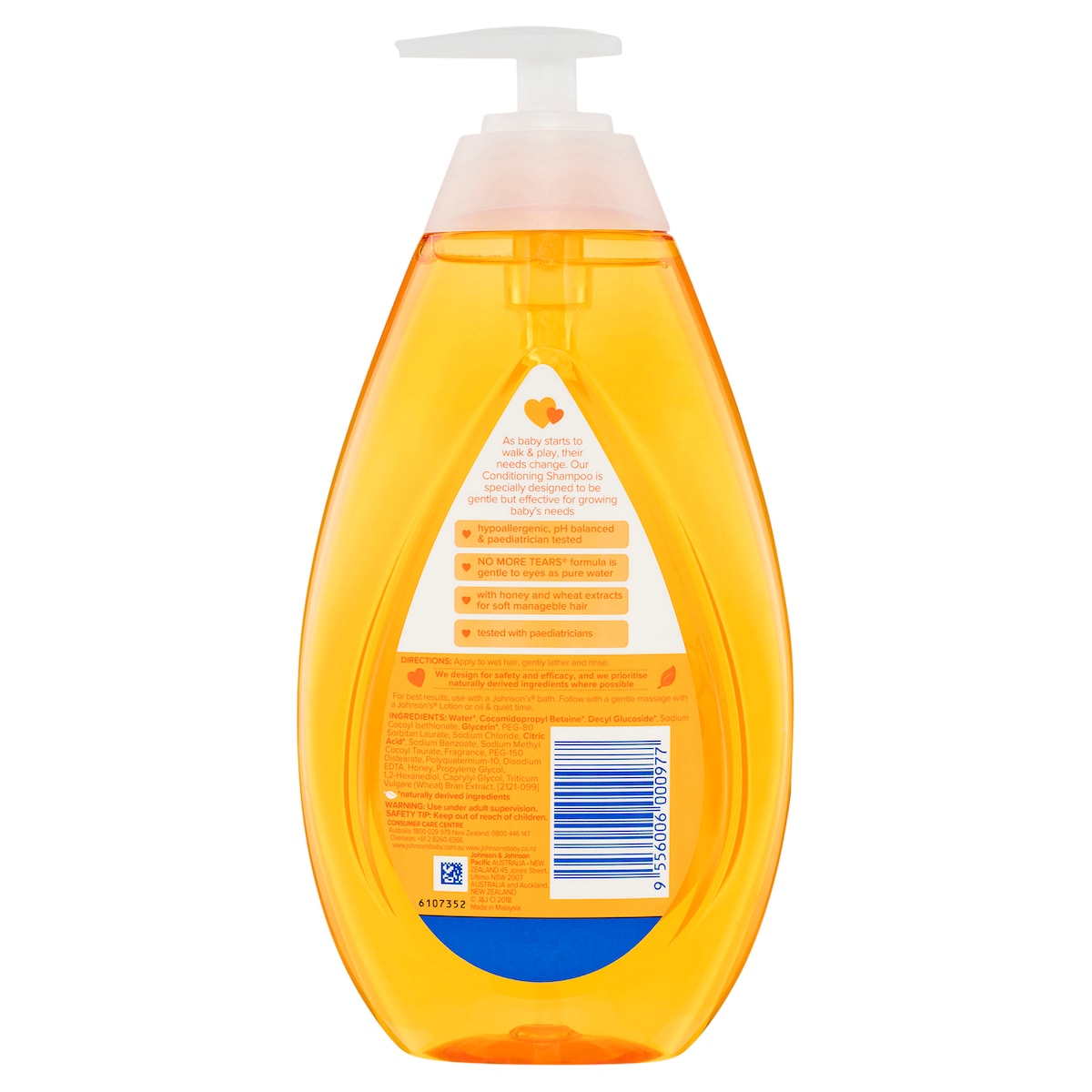 Johnsons Baby Conditioning Shampoo 800Ml