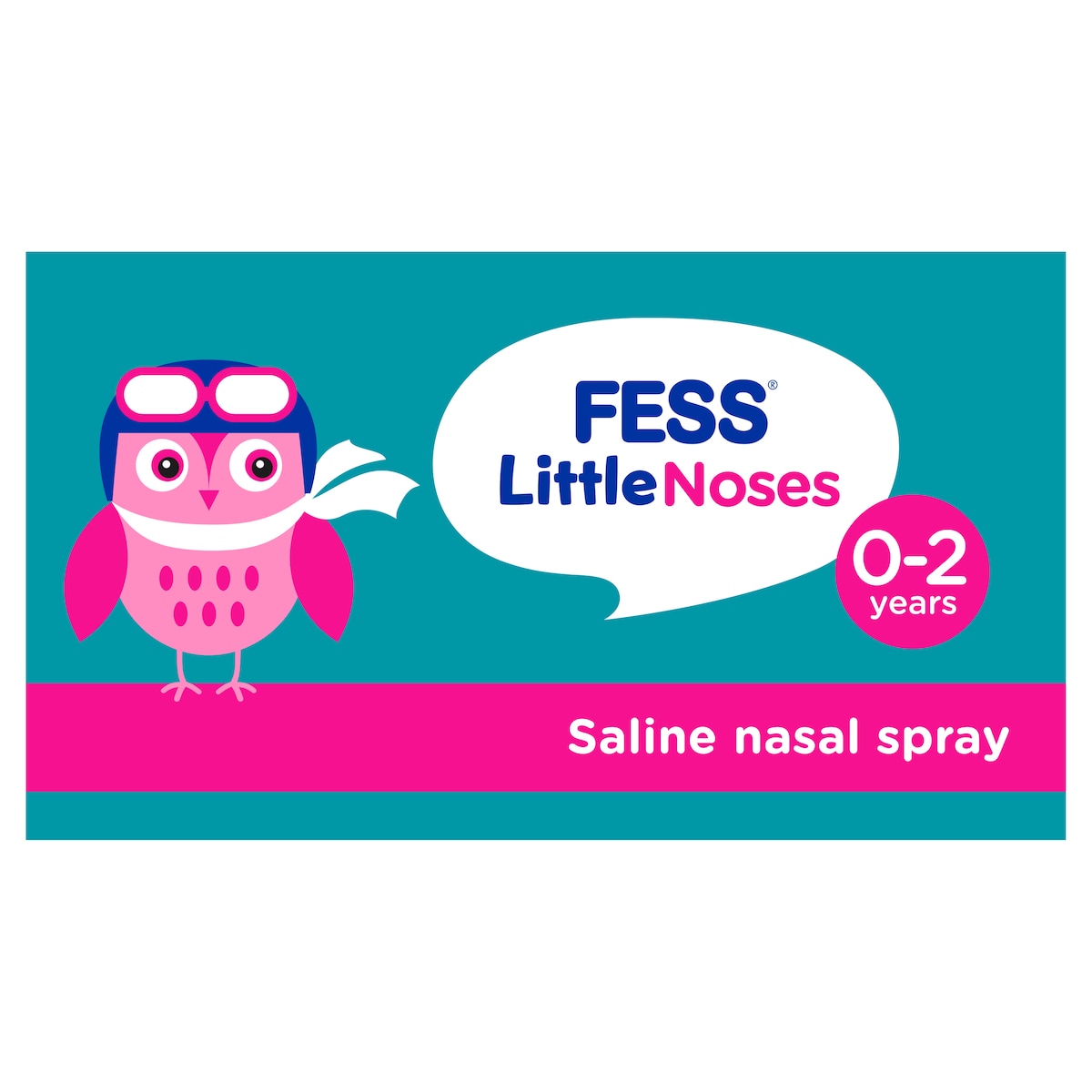 Fess Little Noses Saline Nasal Spray 15Ml + Aspirator