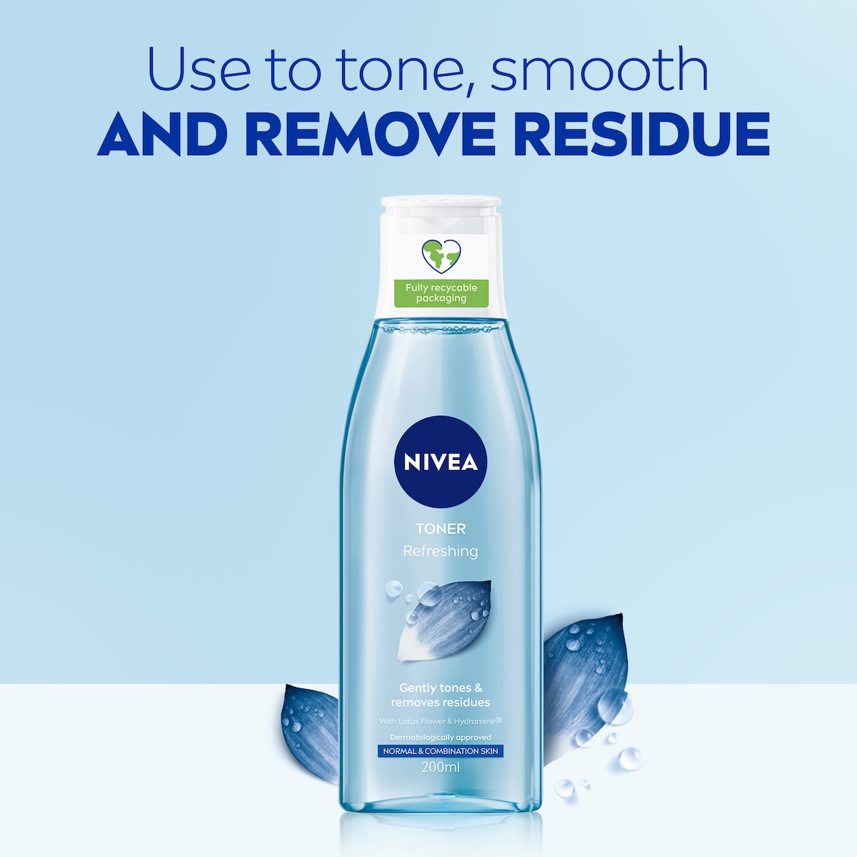 Nivea Refreshing Toner With Lotus Flower 200Ml