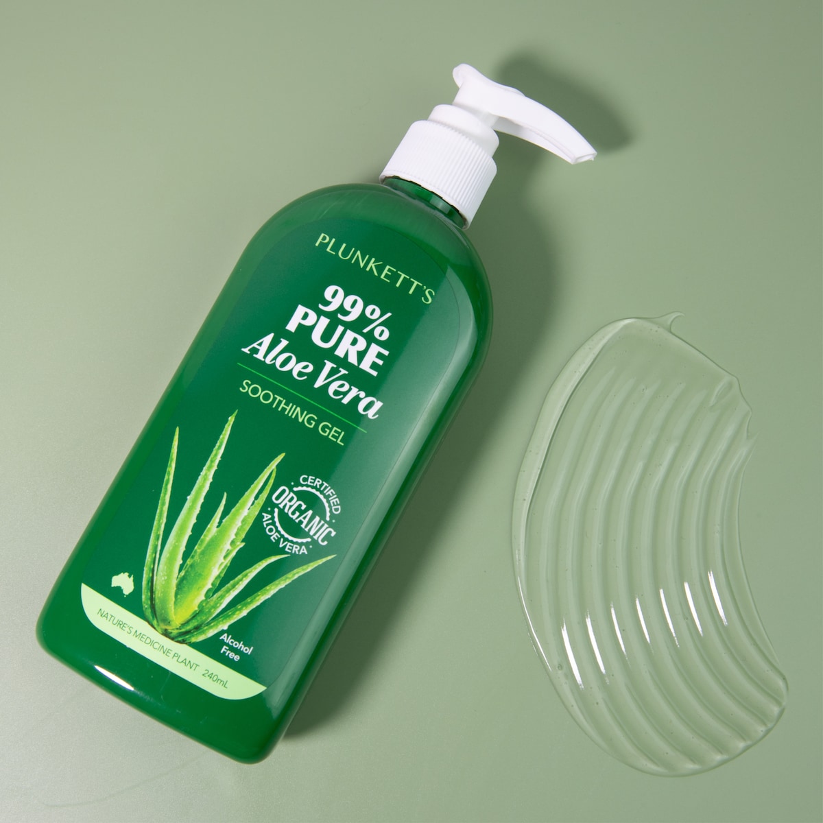 Plunketts 99% Pure Aloe Vera Soothing Gel Pump 240Ml