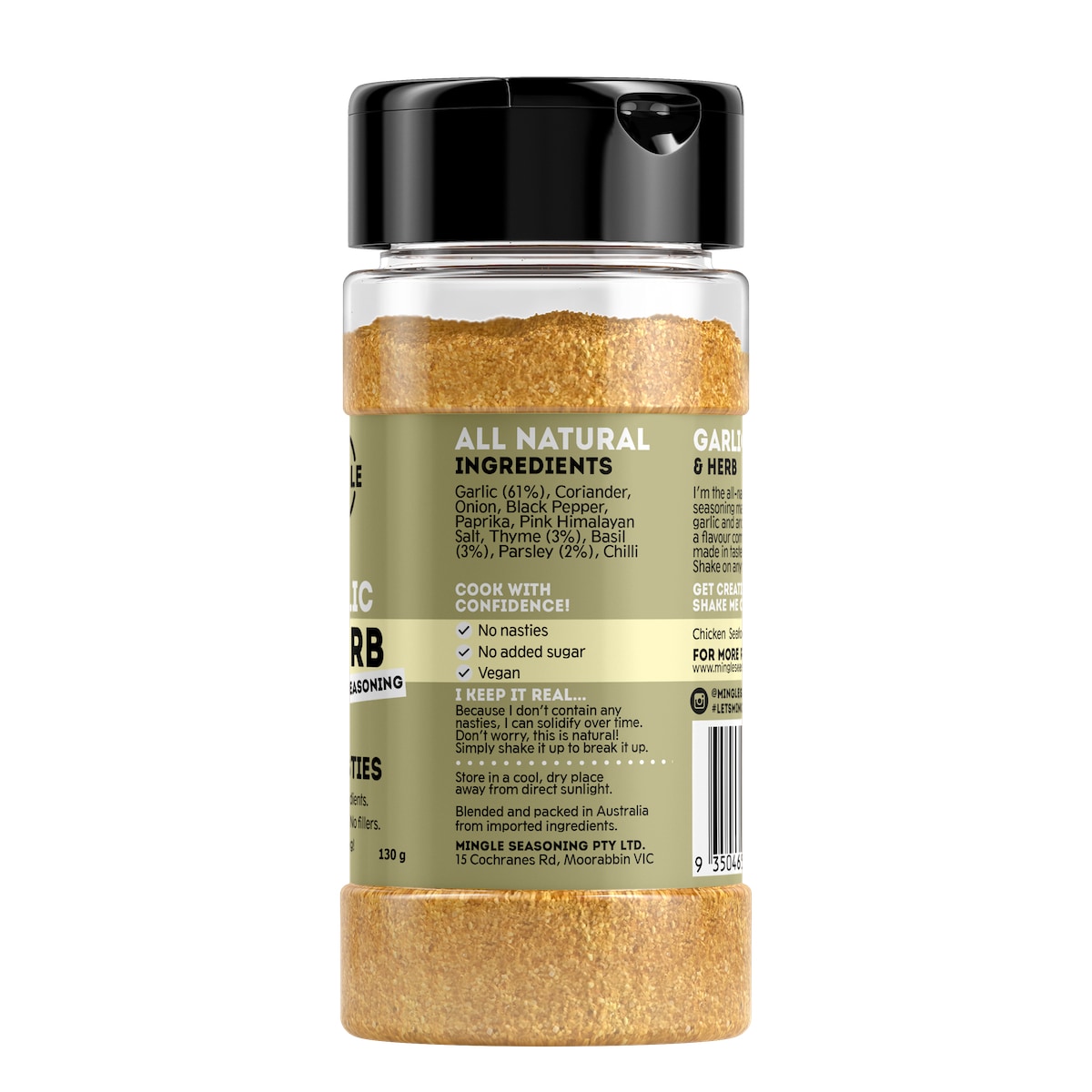 Mingle Seasoning Garlic & Herb 120G