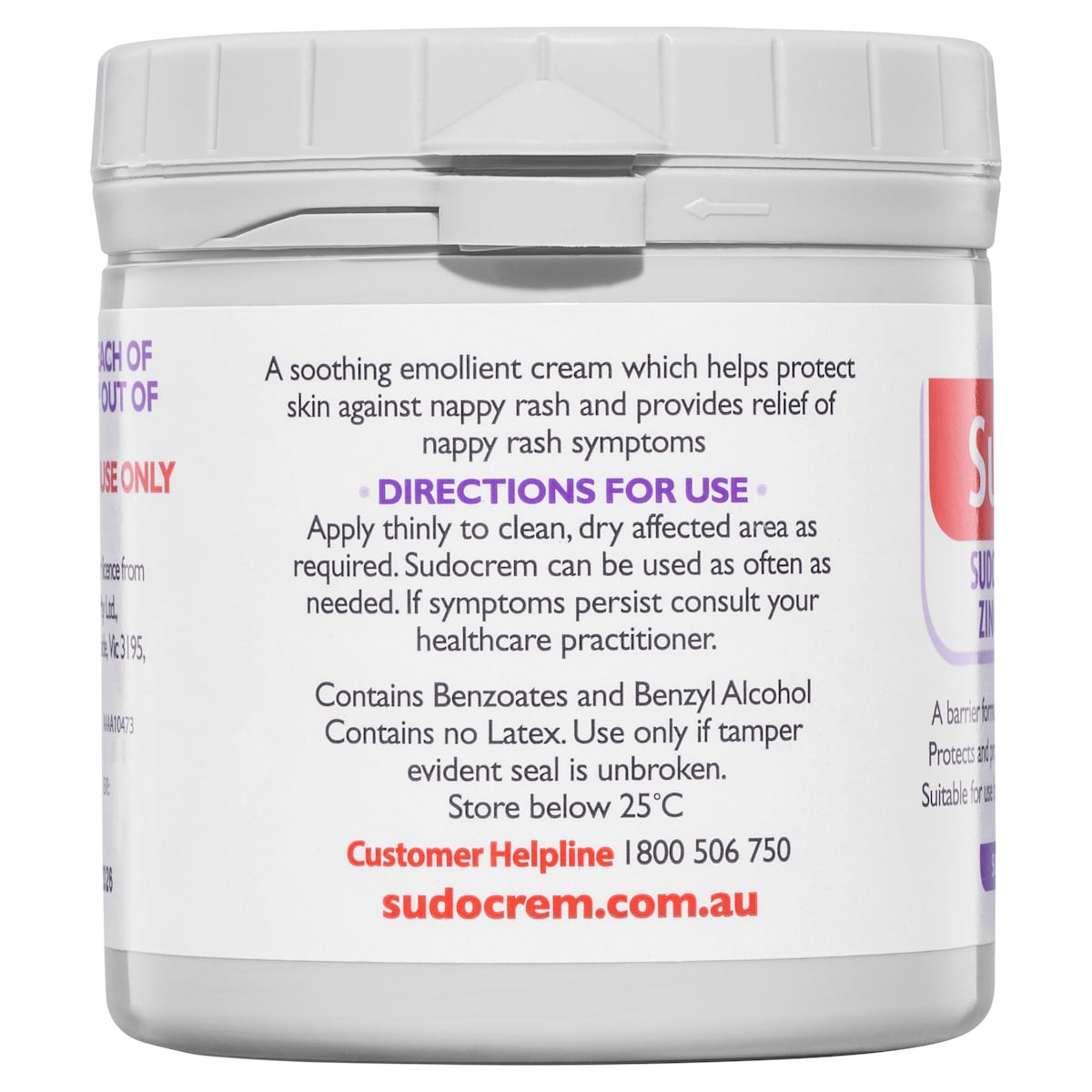 Sudocrem Healing Cream For Nappy Rash 250G