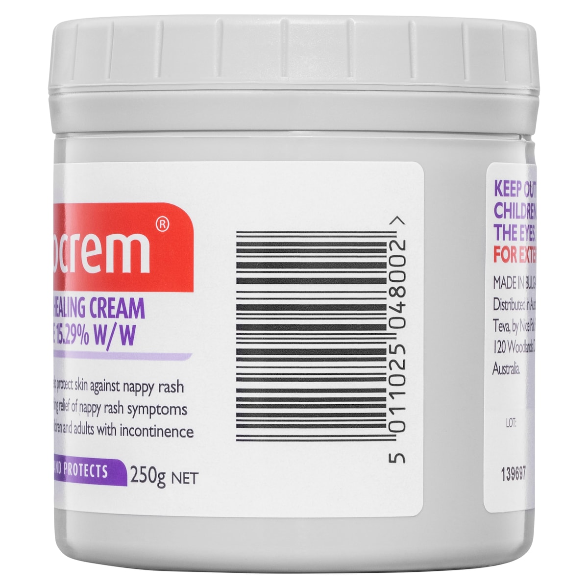 Sudocrem Healing Cream For Nappy Rash 250G