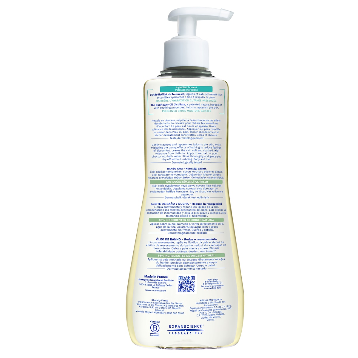 Mustela Stelatopia Cleansing Oil 500Ml