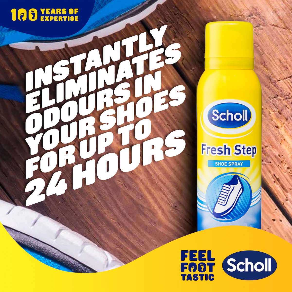 Scholl Fresh Step Shoe Spray 100G