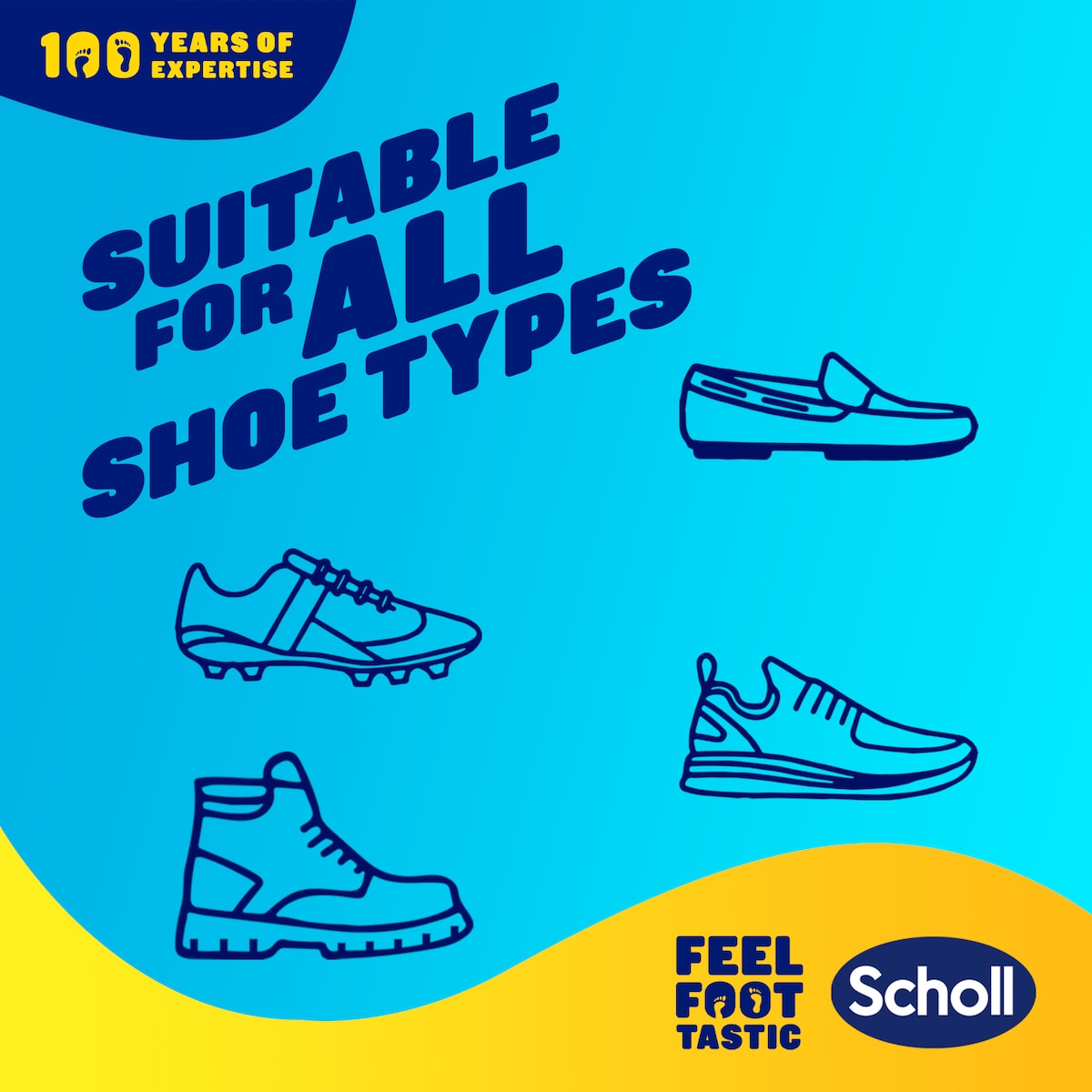 Scholl Fresh Step Shoe Spray 100G