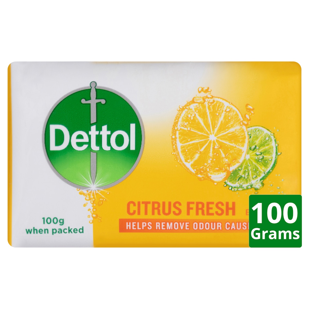 Dettol Citrus Fresh Bar Soap 3 X 100G