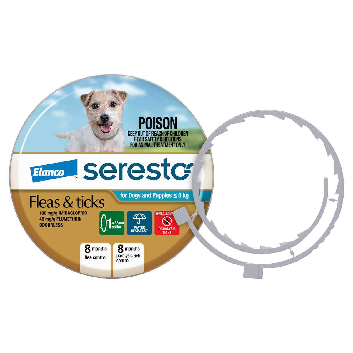 Seresto Flea & Tick Dog Collar Small 1 Pack