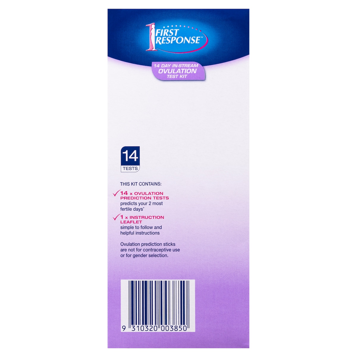 First Response 14 Day In Stream Ovulation Test Kit