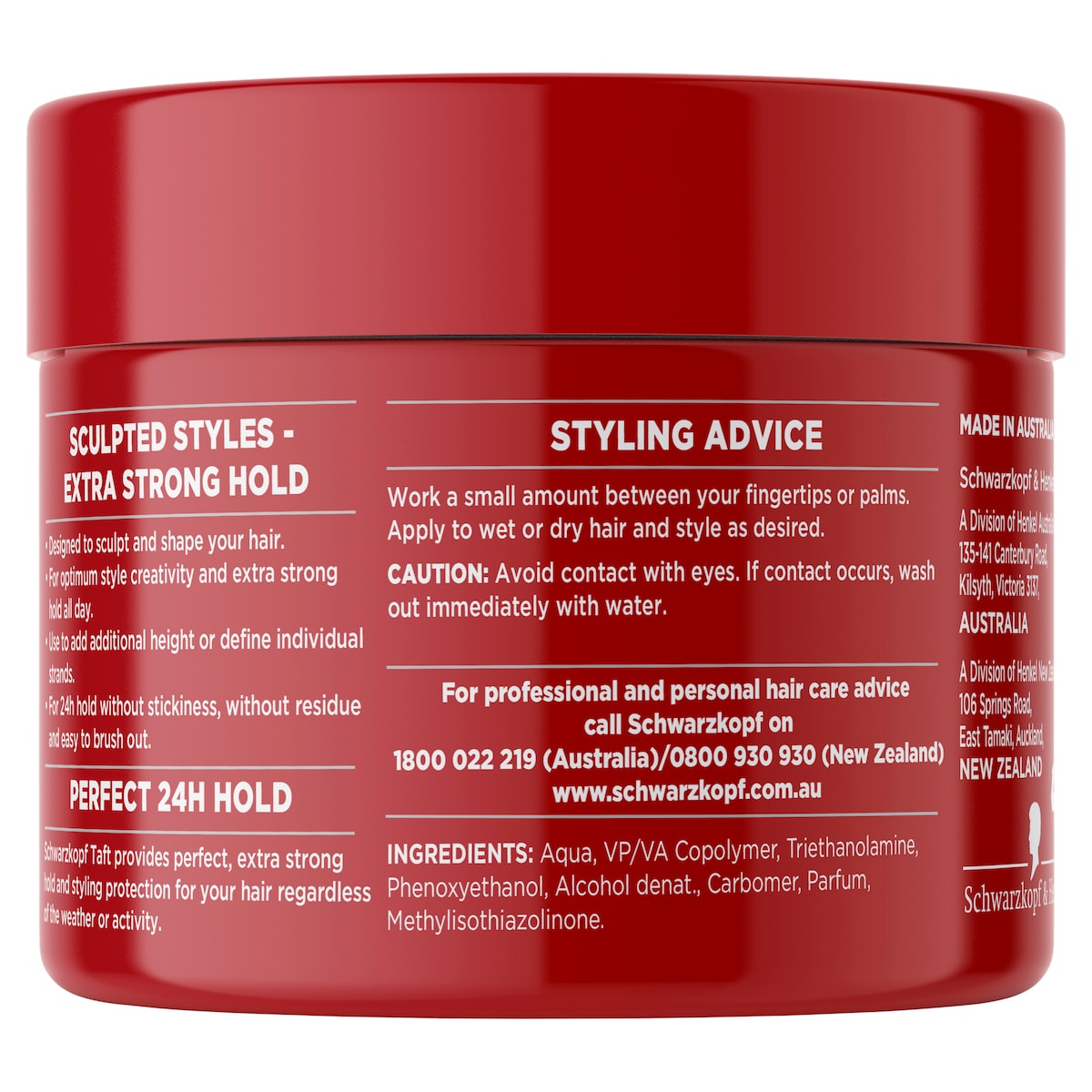 Taft Styling Gel Extra Strong Hold 250G