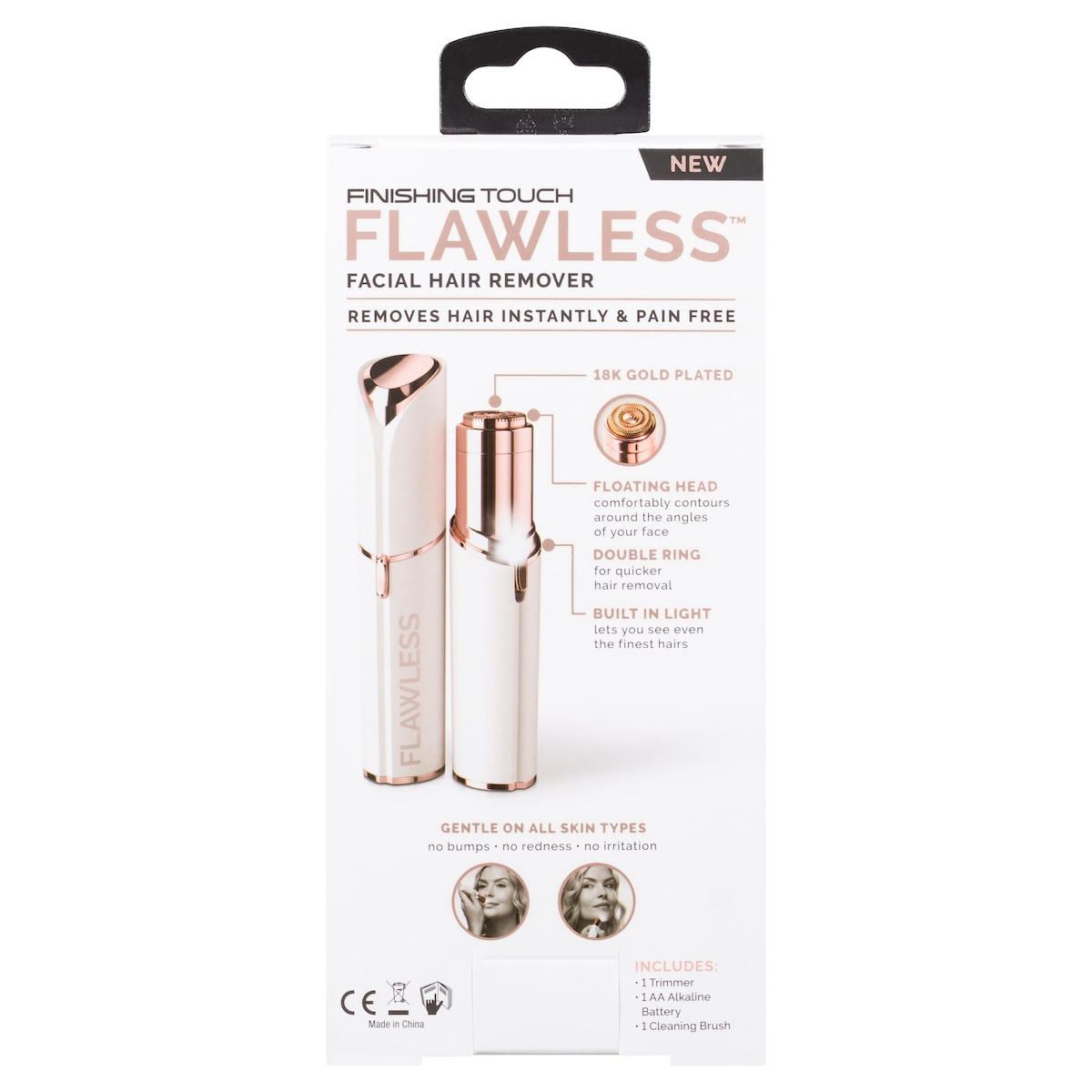 Finishing Touch Flawless Generation 2 Facial Hair Remover 1 Pack