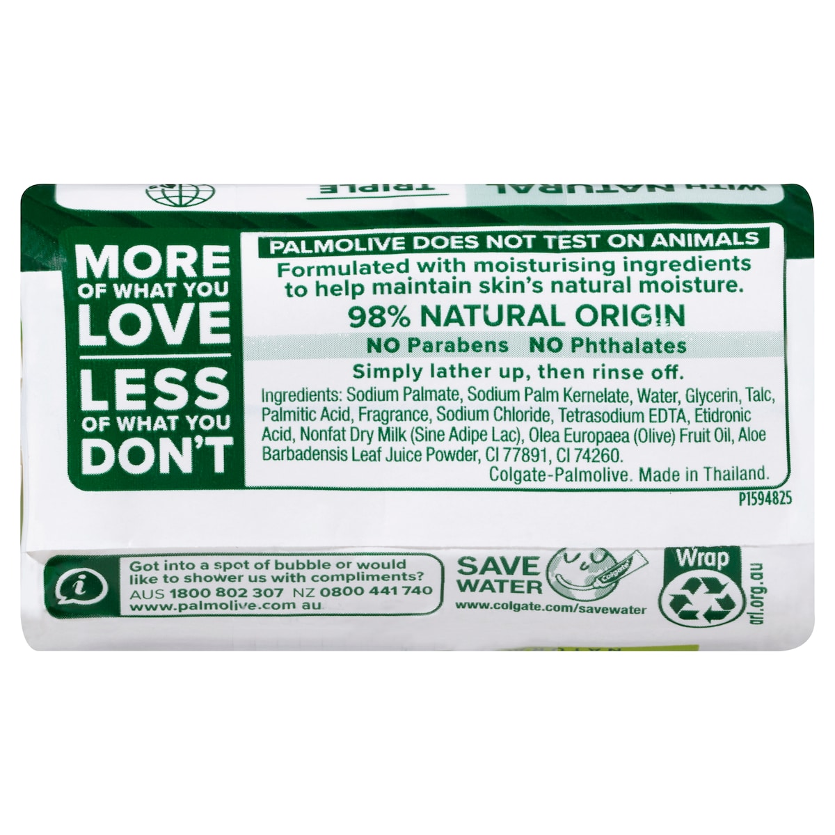 Palmolive Aloe & Olive Extracts Moisture Care Soap Bars 4 Pack