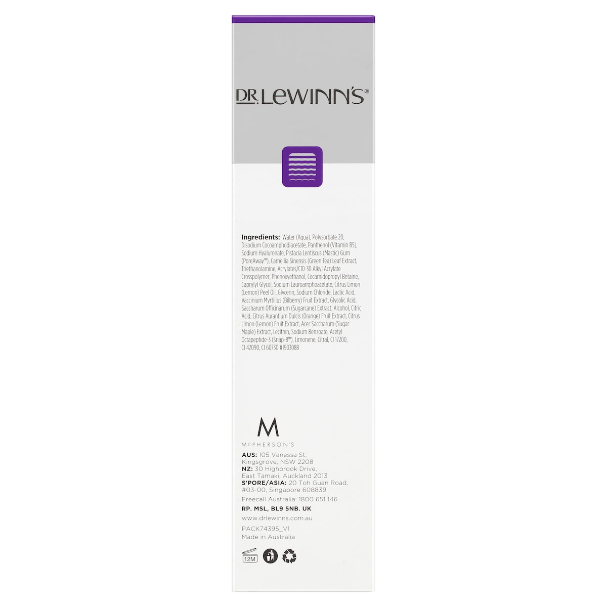 Dr Lewinns Line Smoothing Complex S8 Cleansing Jelly 150Ml